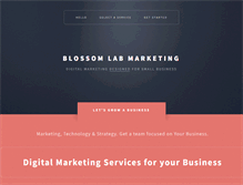 Tablet Screenshot of blossomlab.com